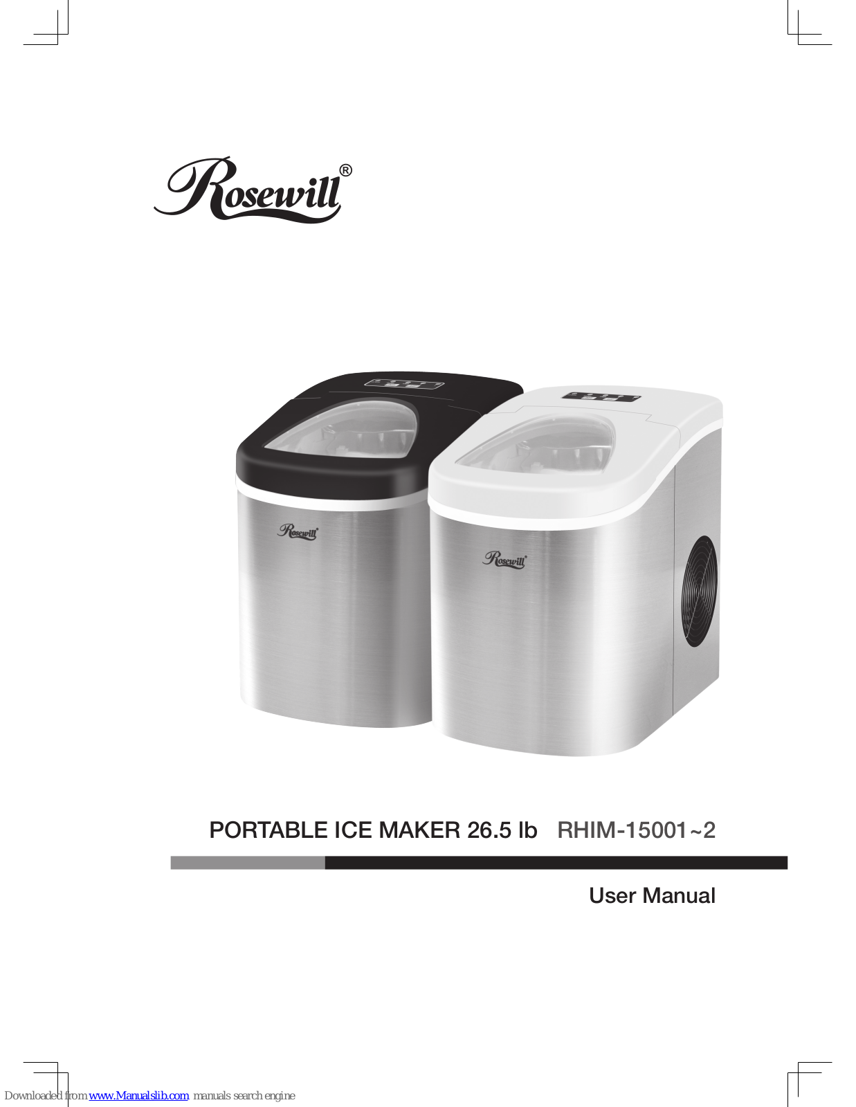 Rosewill RHIM-15001, RHIM-15002 User Manual