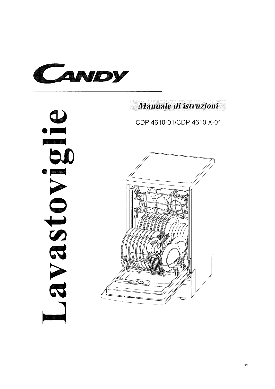 Candy CDP 4610X, CDP 4610 Manual