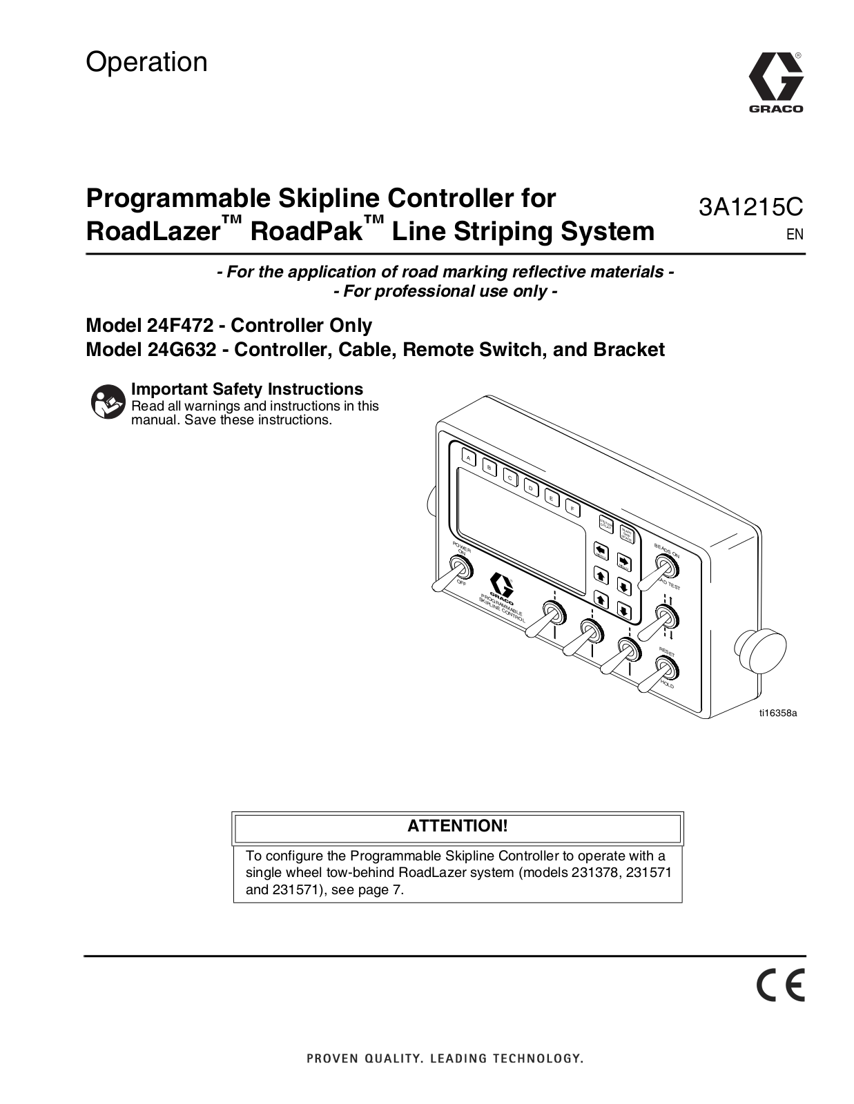 Graco 3A1215C User Manual