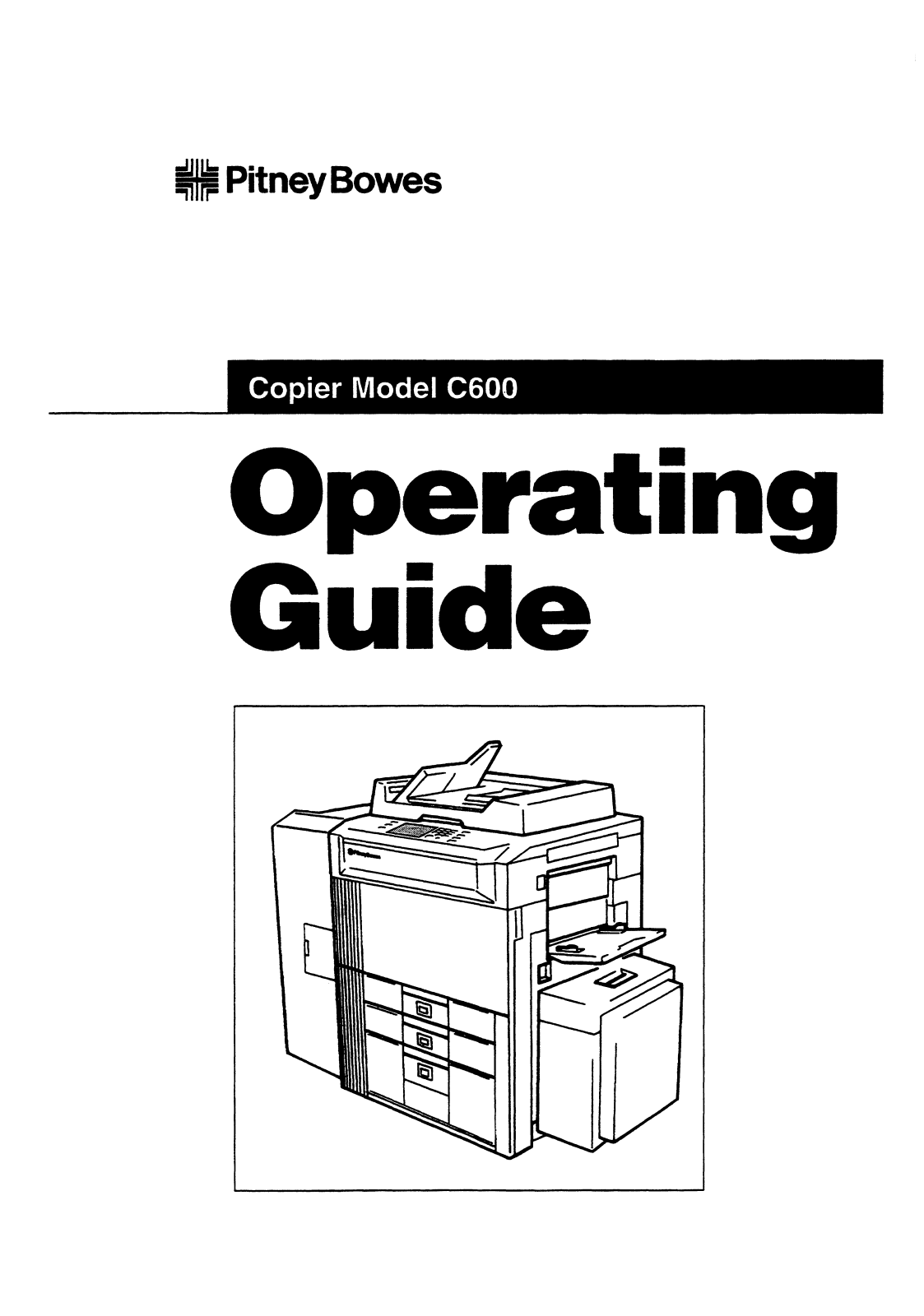 Pitney Bowes C600 Operating Guide