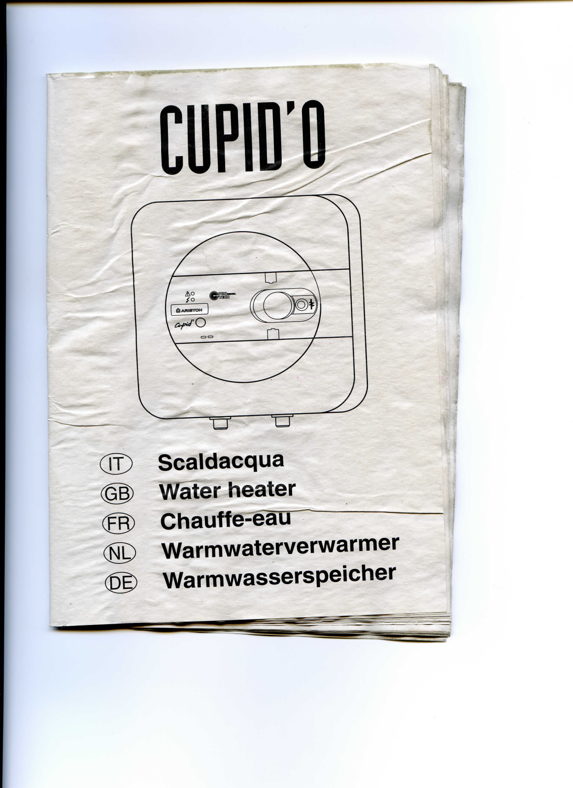 ARISTON Cupid'o User Manual