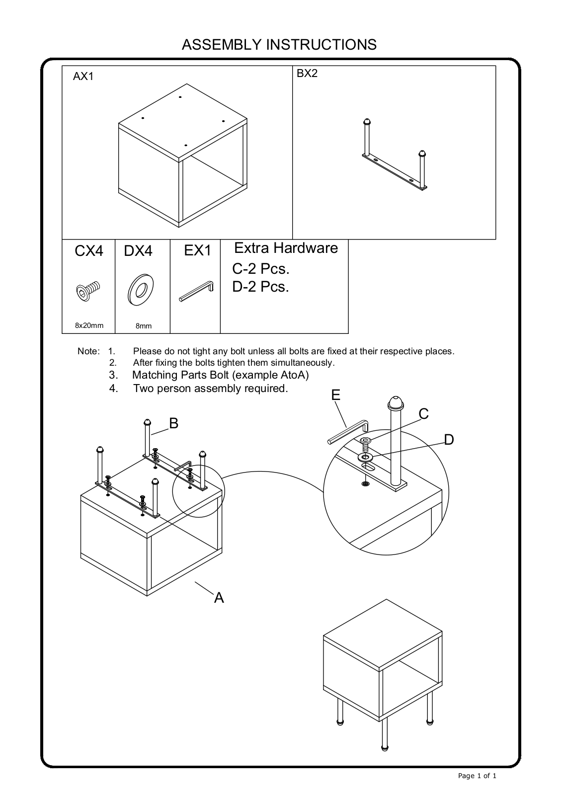 Foundry Select W002783183 Installation & Assembly - ManualMachine.com