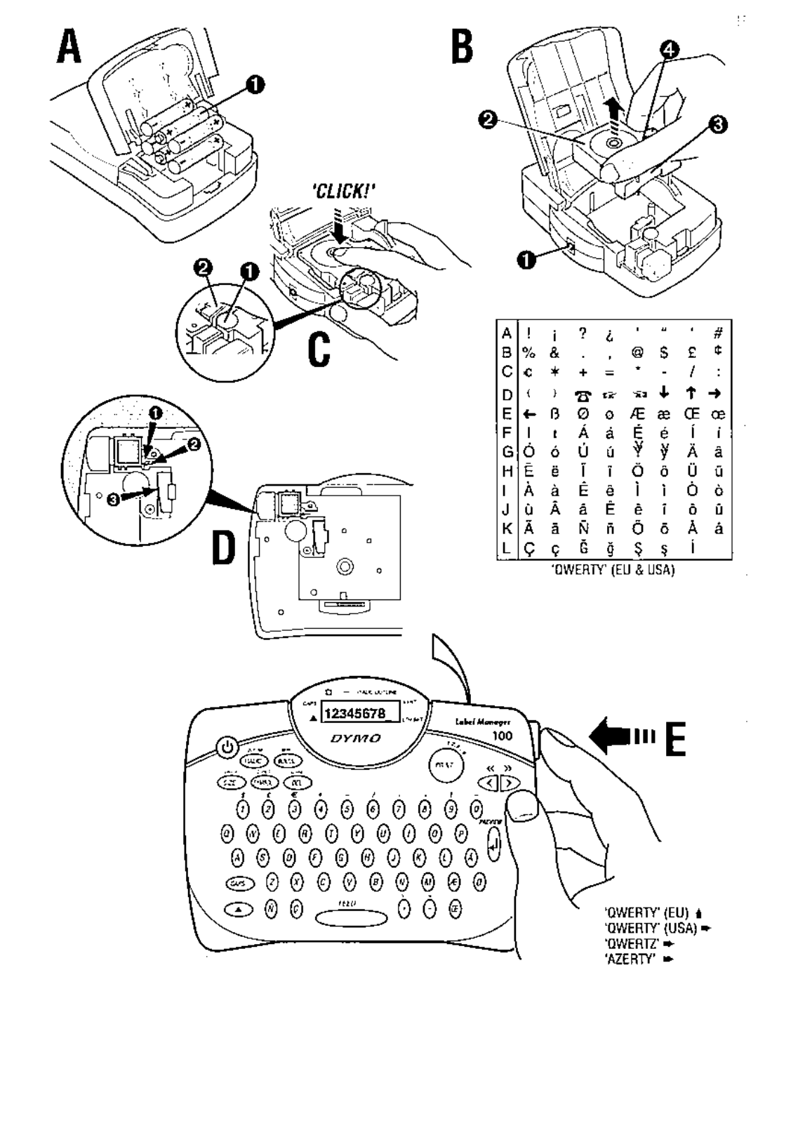 DYMO LabelManager 100 User's Manual