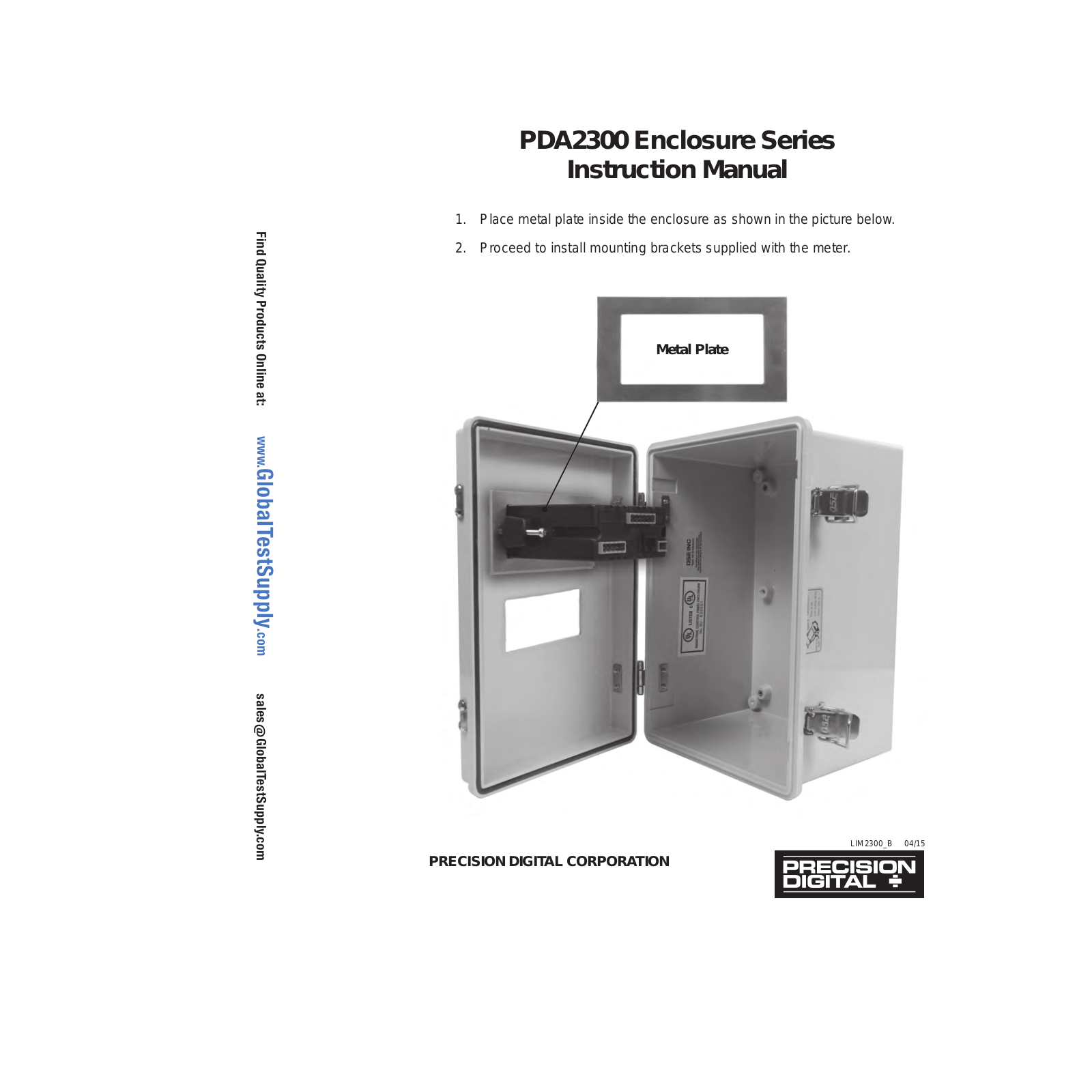 Precision Digital PDA2301 User manual - ManualMachine.com
