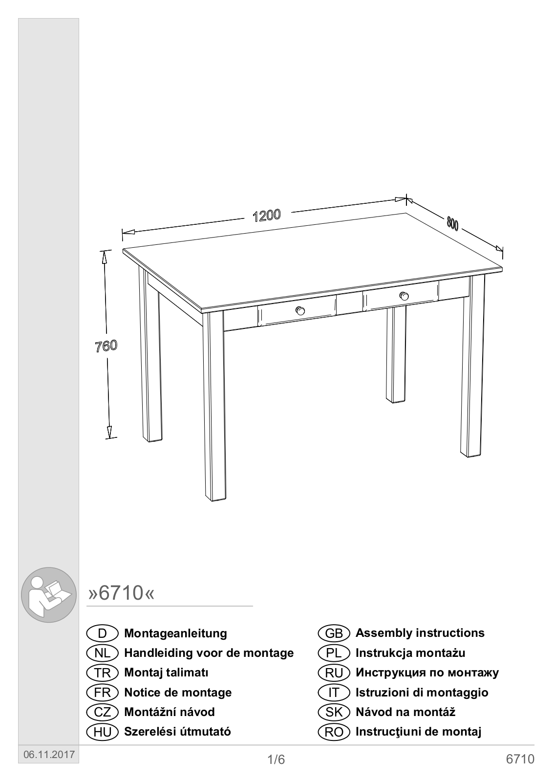 Home affaire Johan Assembly instructions - ManualMachine.com