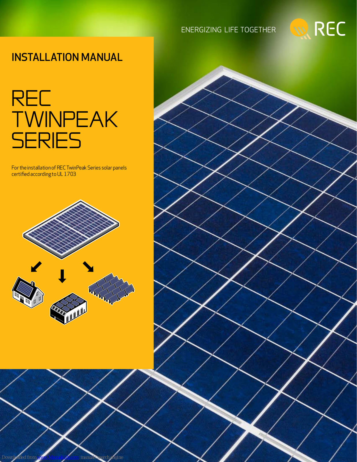 REC REC265, REC270, REC275 Installation Manual - ManualMachine.com