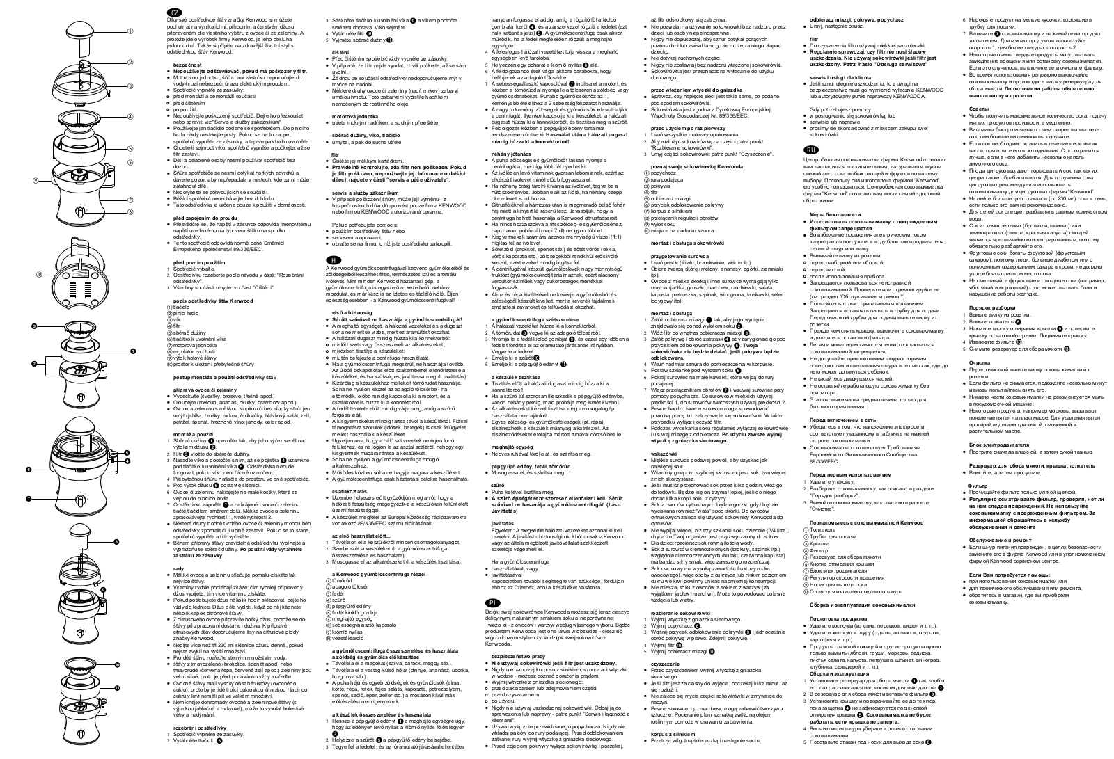 Kenwood JE350 User Manual