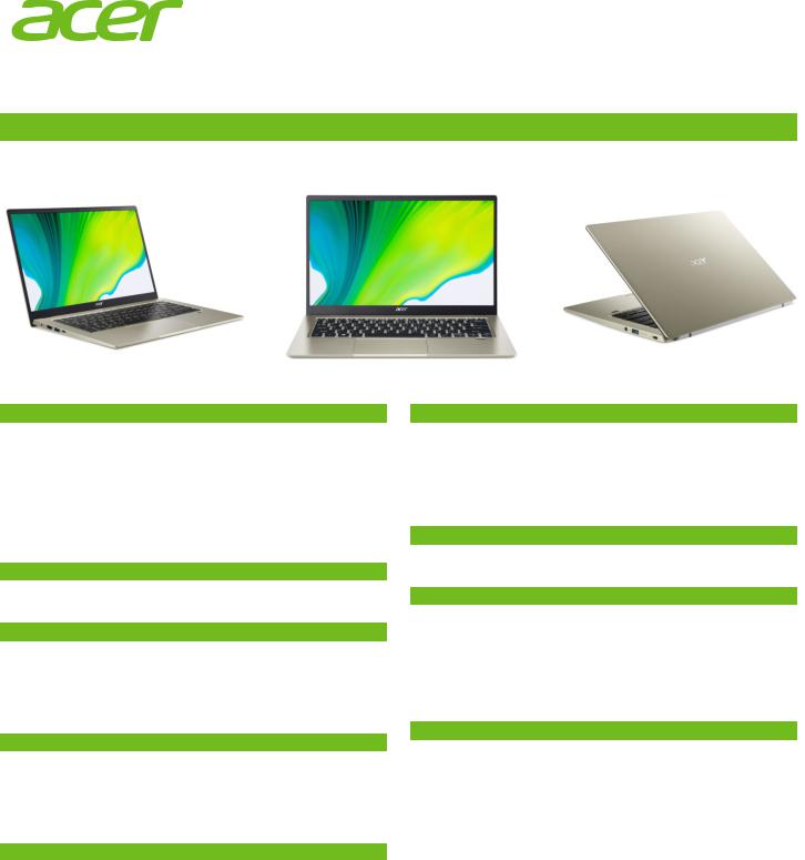 Acer SF114-33-P3TR User Manual