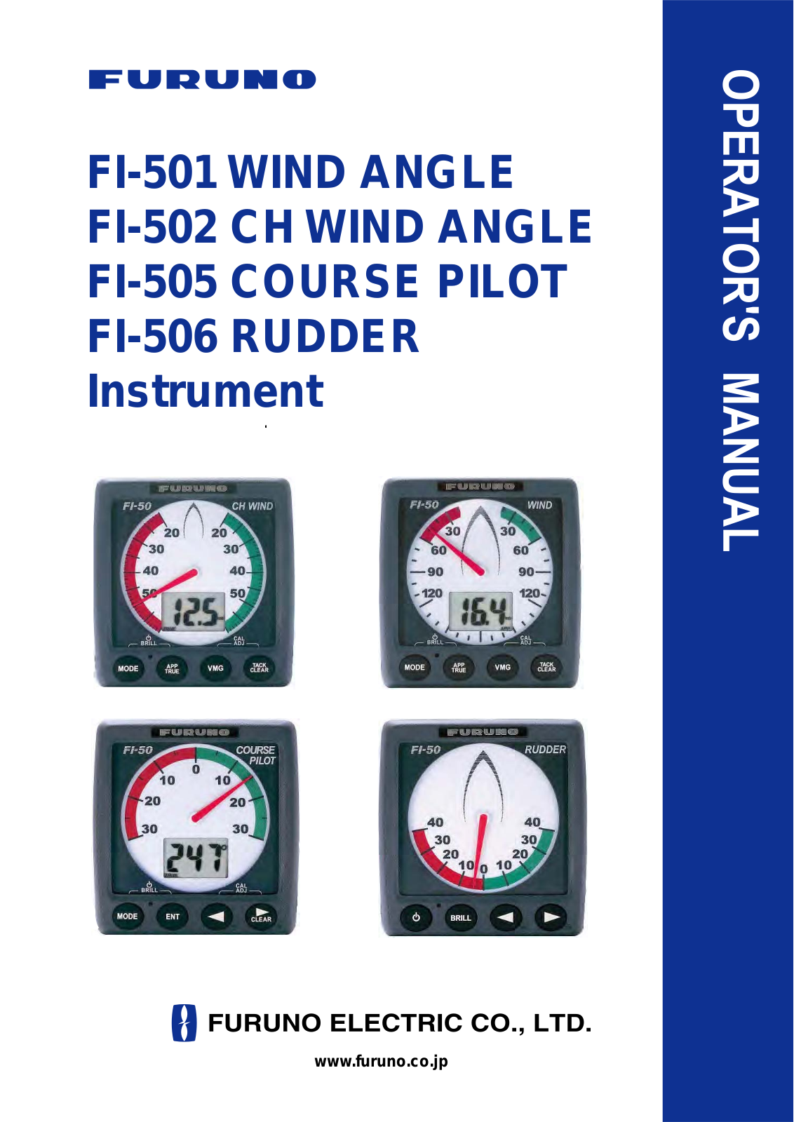 Furuno FI-502, FI-501, FI-506, FI-505 User Manual