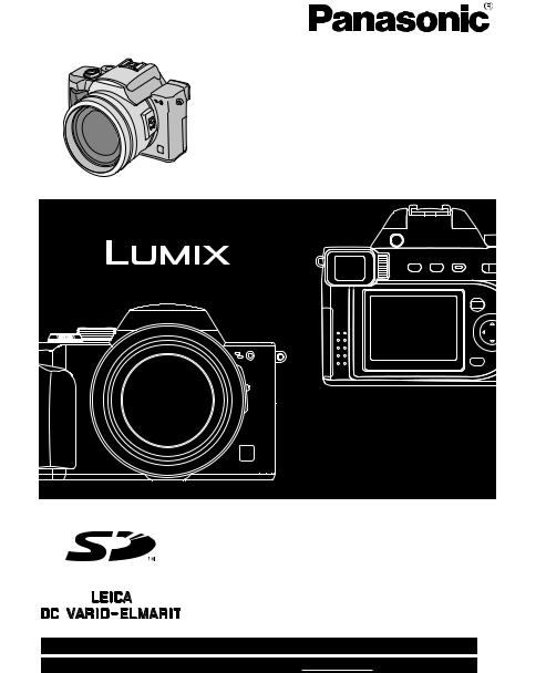 Panasonic LUMIX DMC-FZ10 Operating Instructions