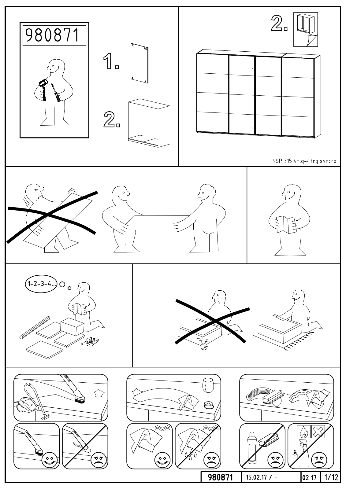 Wimex 980871 Assembly instructions