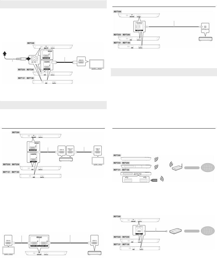 Panasonic DMP-BDT330, DMP-BDT233, DMP-BDT230, DMP-BDT131, DMP-BDT130 User Manual