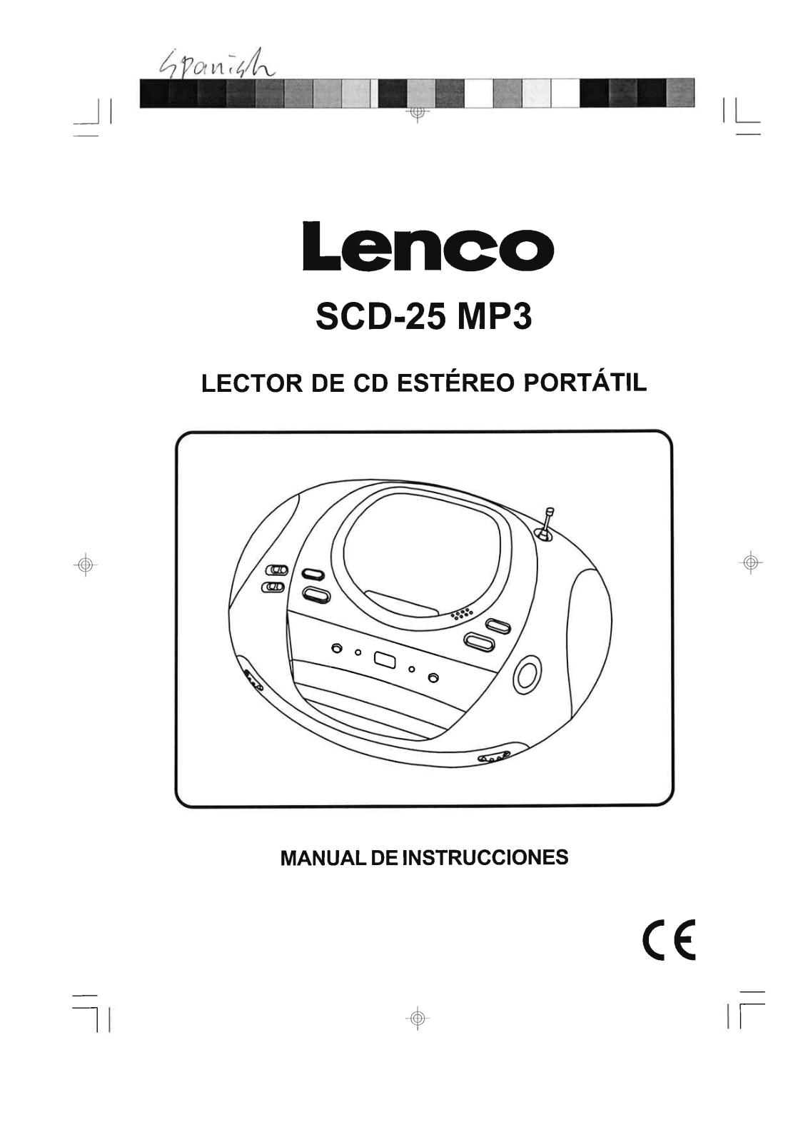 Lenco SCD-25 Instructions Manual