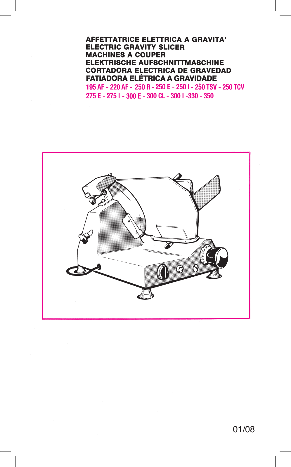 Omcan Food Machinery 250 R Installation  Manual