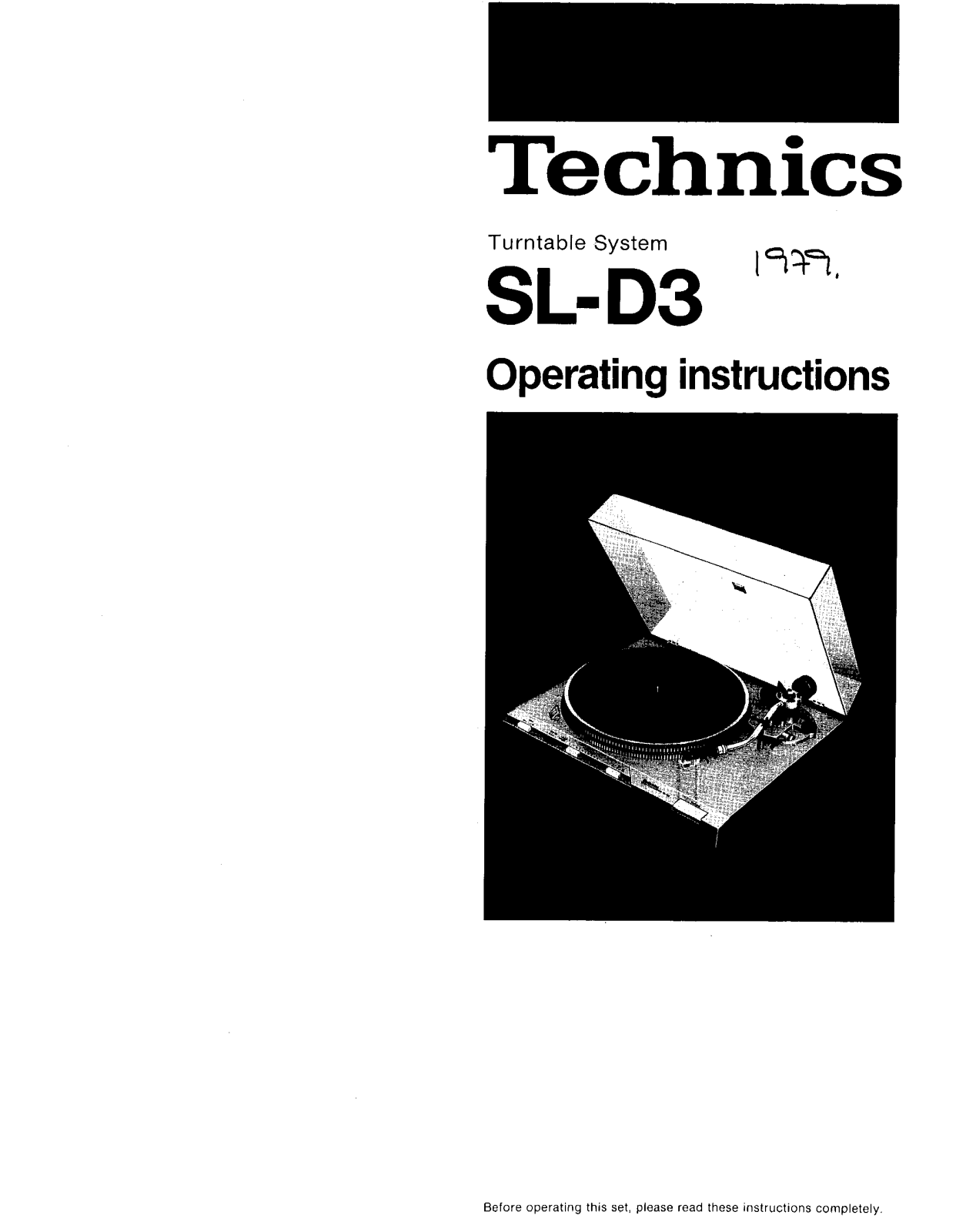 Panasonic SL-Q210 User Manual