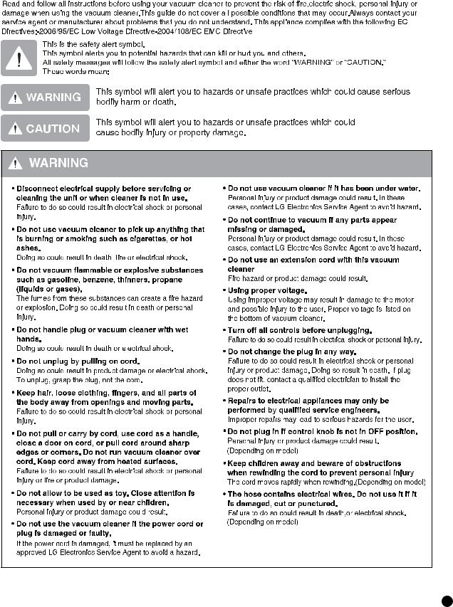 LG VC5016NHCQY User Manual