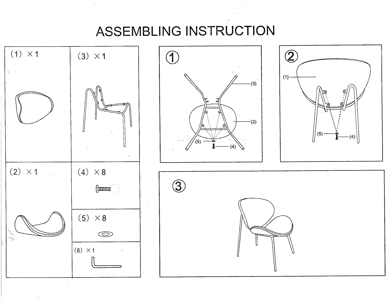 Flash Furniture EBDG3385 Assembling Instruction - ManualMachine.com