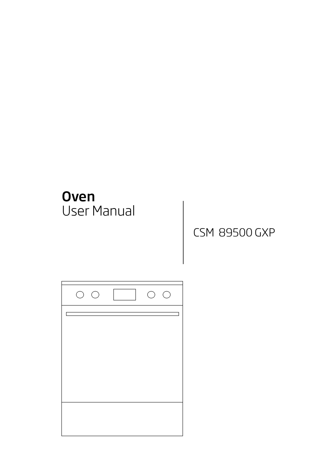 Beko CSM89500GXP User Manual