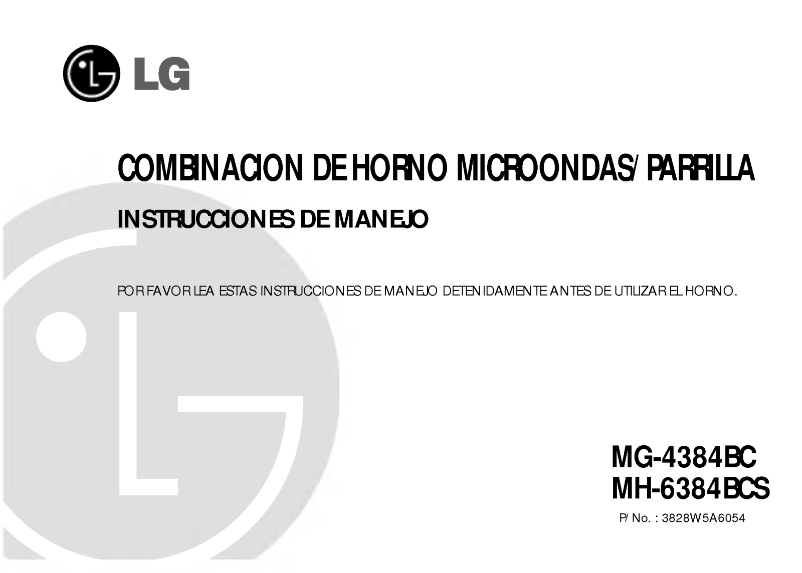 LG MB-4384BC User Manual