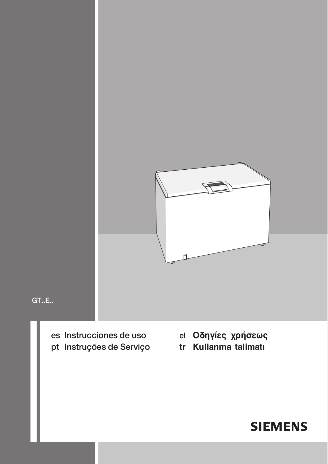 Siemens GT38EA00, GT30EA00, GT20EA00, GT26EA00 User Manual