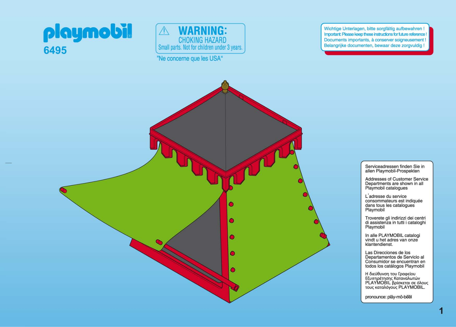 playmobil 6495 Instructions