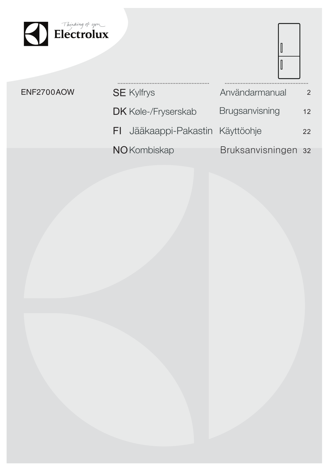 AEG ENF2700AOW User Manual