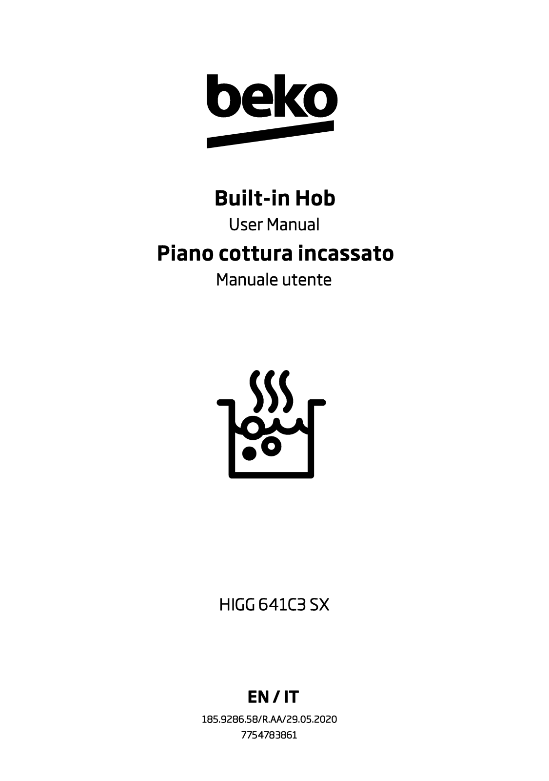 Beko HIGG 641C3 SX User manual