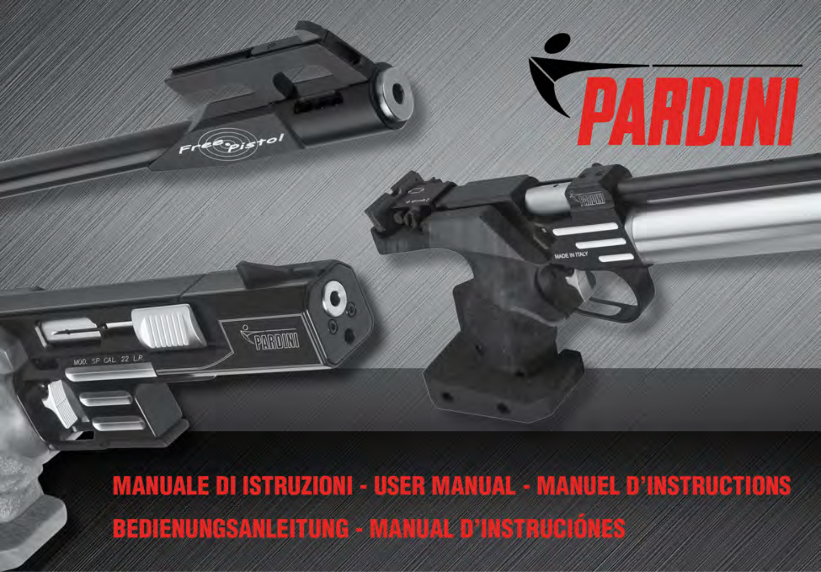 Pardini SP, HP, K12 Absorber, K10 Junior, Kid User Manual