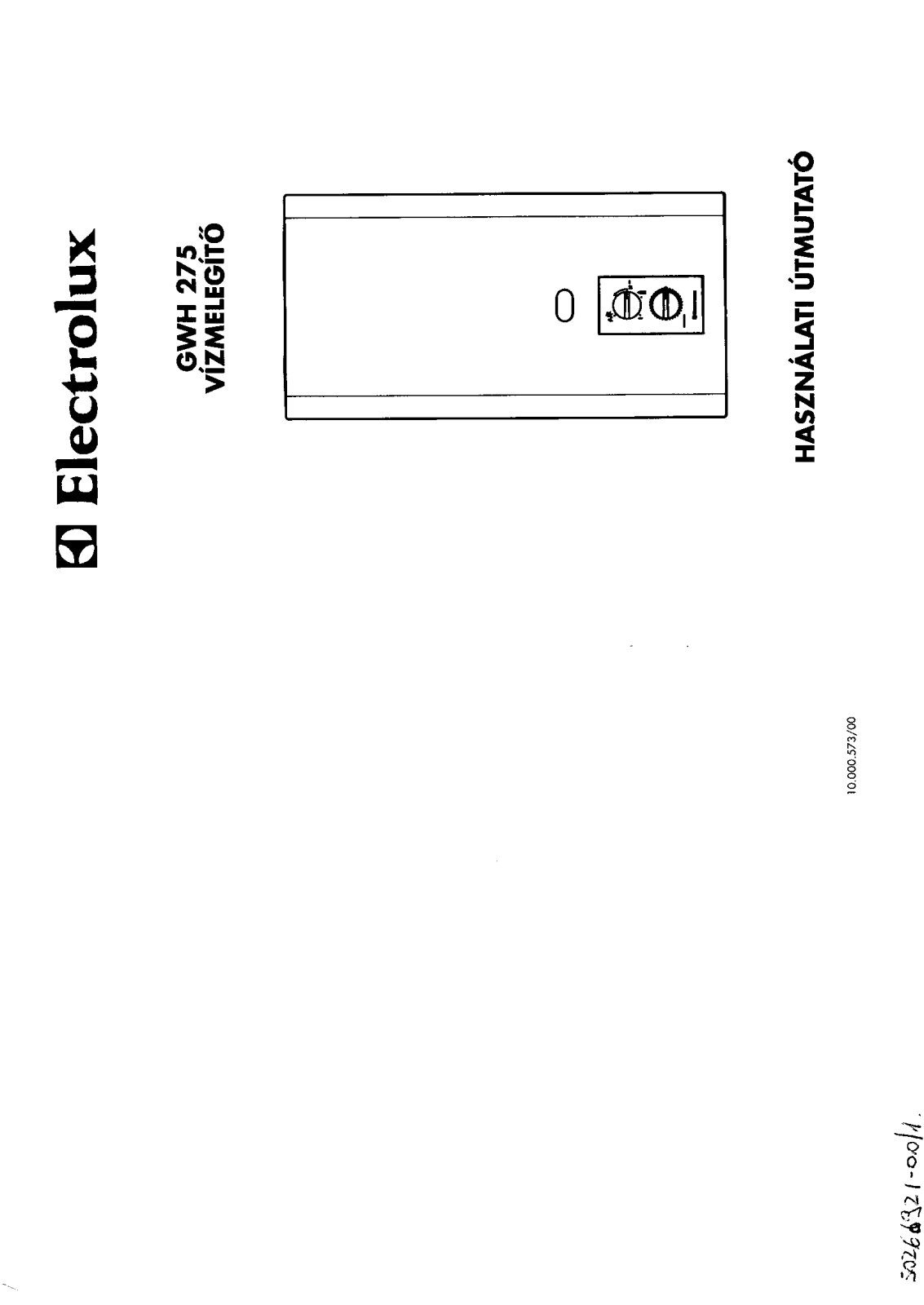 AEG GWH275HUN User Manual