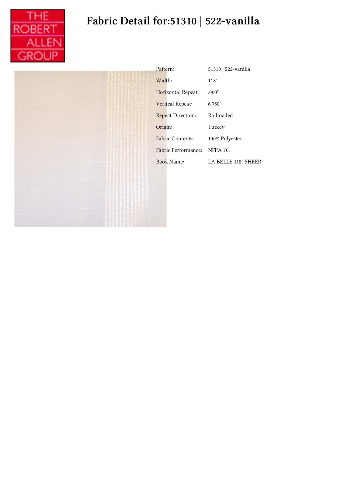 Duralee CRAL3959 Specifications - ManualMachine.com