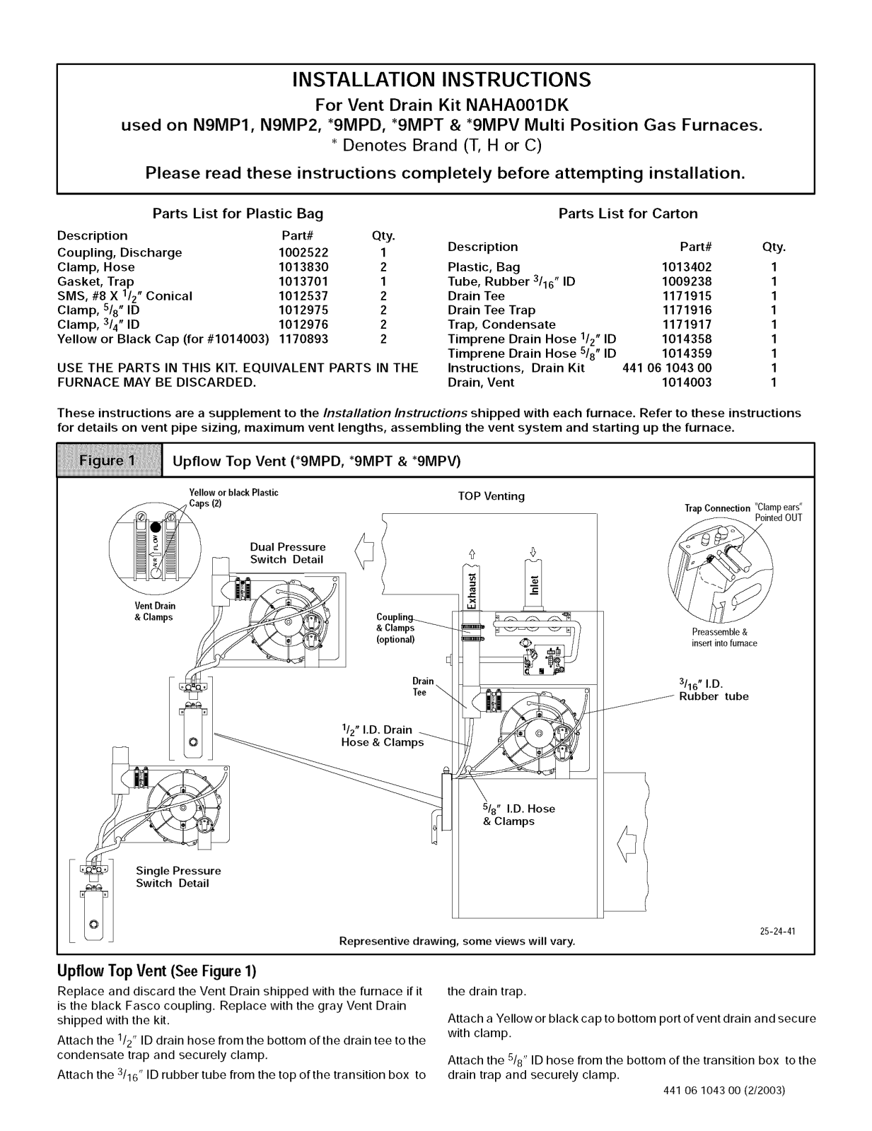 ICP C9MPD050F12B1, C9MPD075F12A1, C9MPD075F12B1, C9MPD080J16A2, C9MPD080J16B1 Installation Guide - ManualMachine.com
