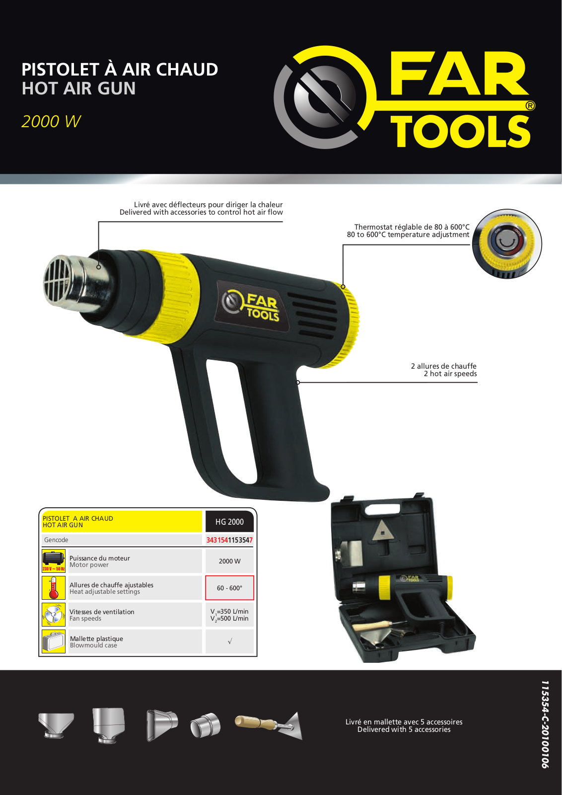 FARTOOLS HG 2000 User Manual