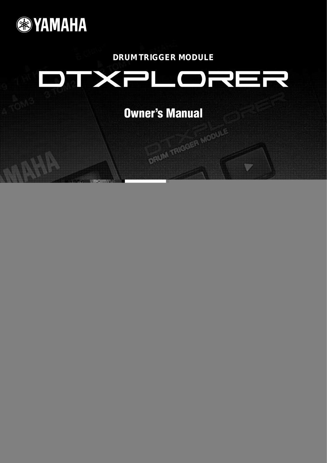 Yamaha DTXPLORER User Manual 2