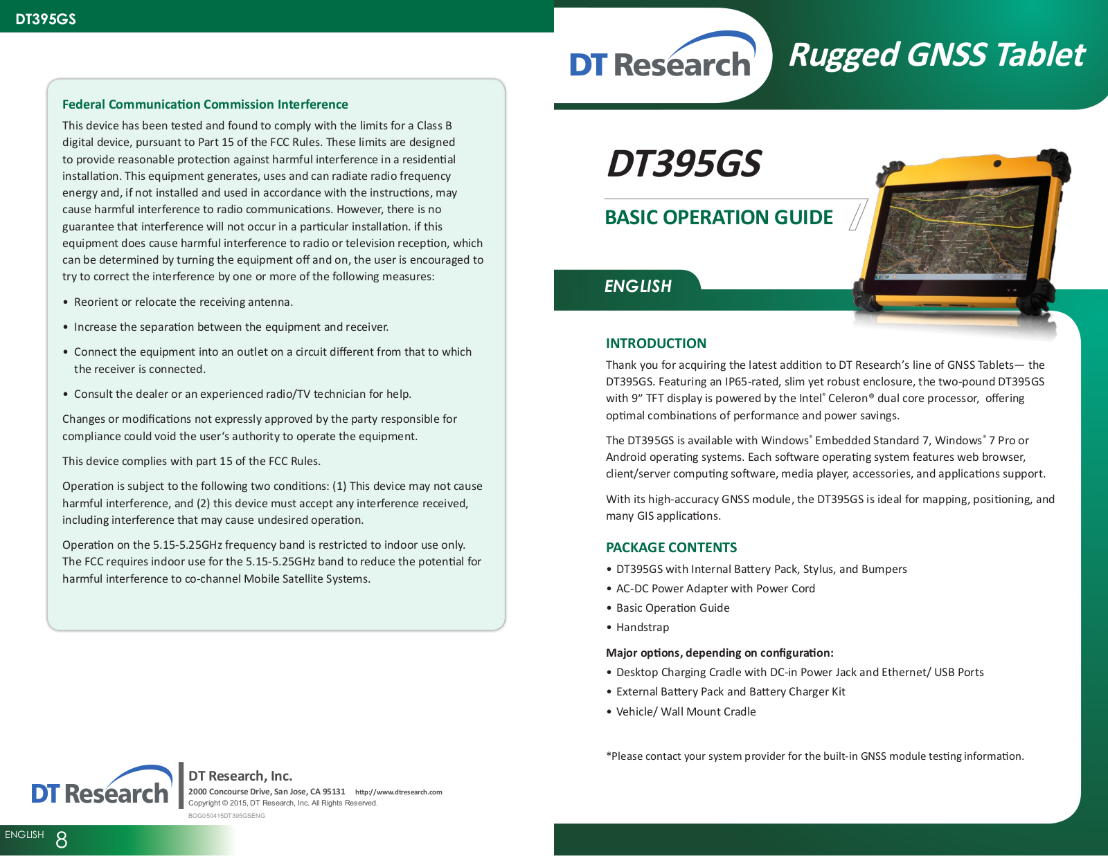 WebDT DT395GS User Manual