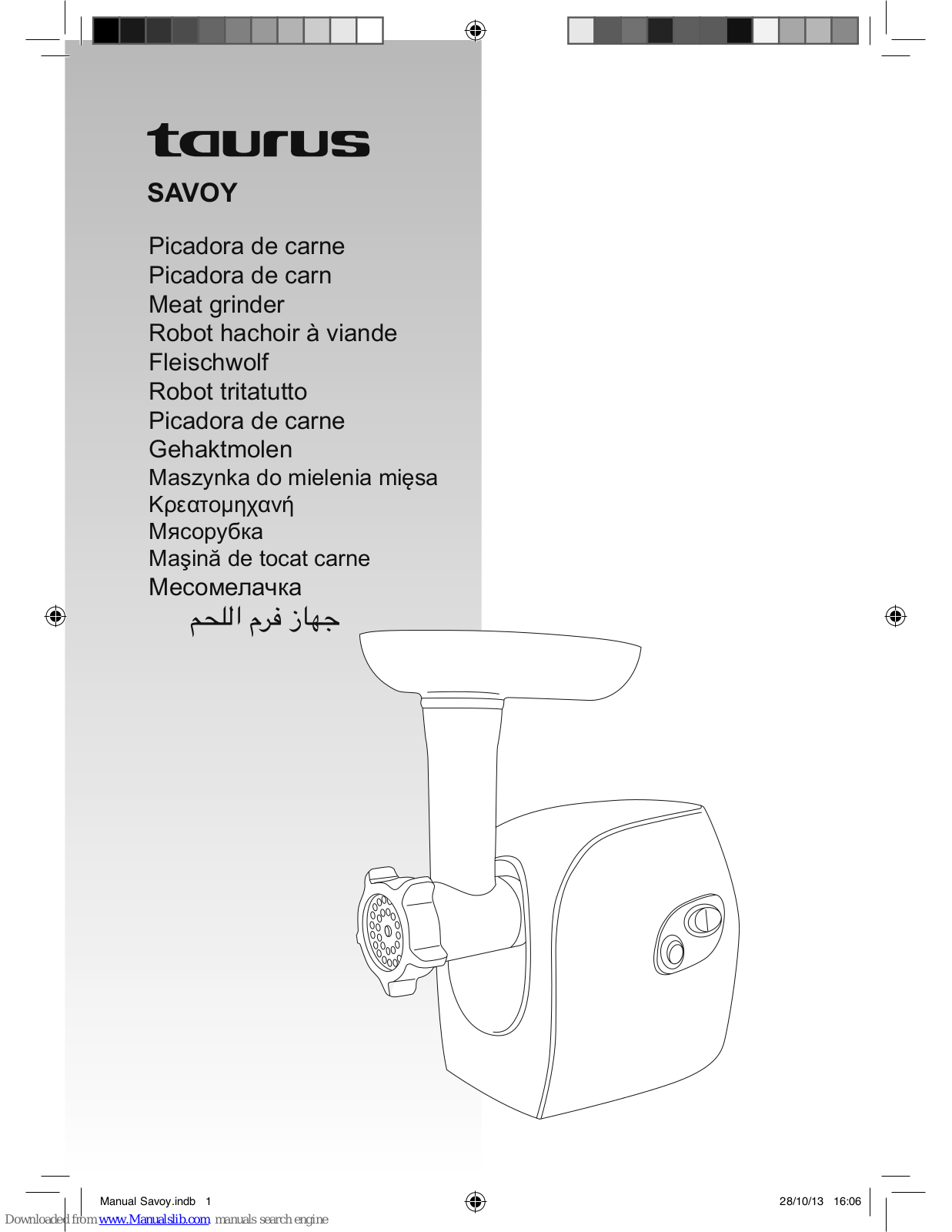 Taurus SAVOY User Manual