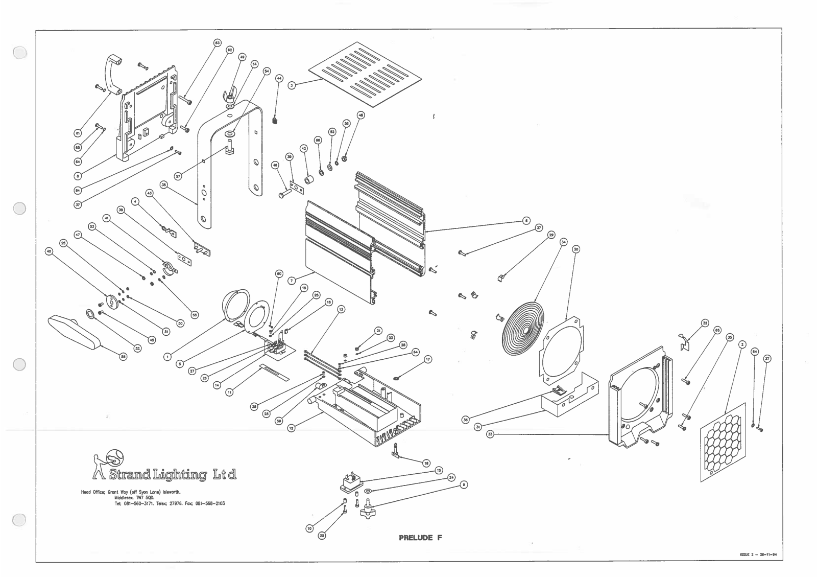 Strand Prelude F Exploded Diagram - ManualMachine.com
