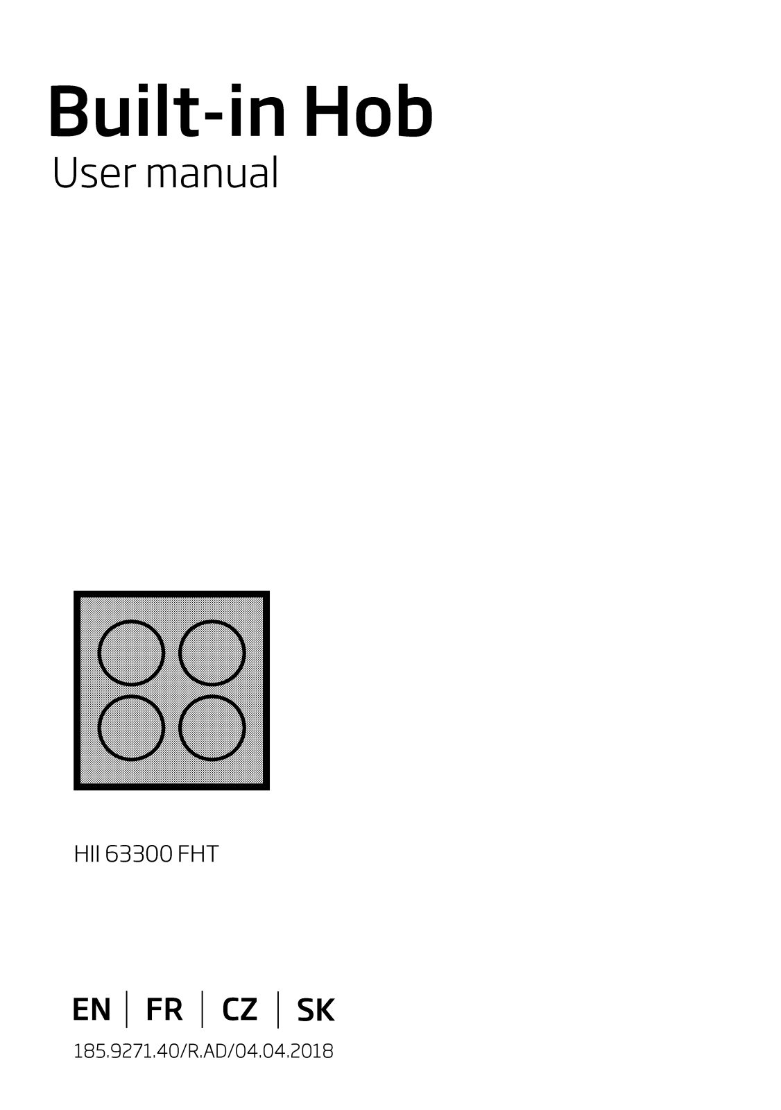 Beko HII 63300 FHT User Manual