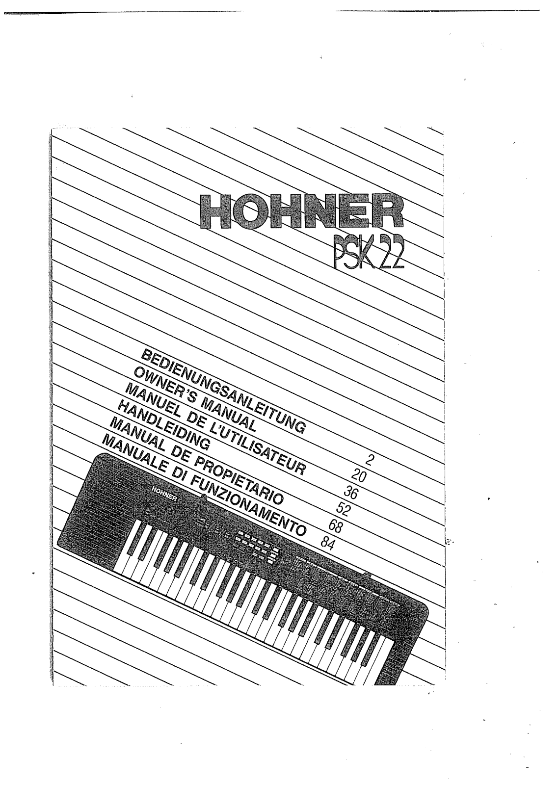 Hohner PSK22 User Manual