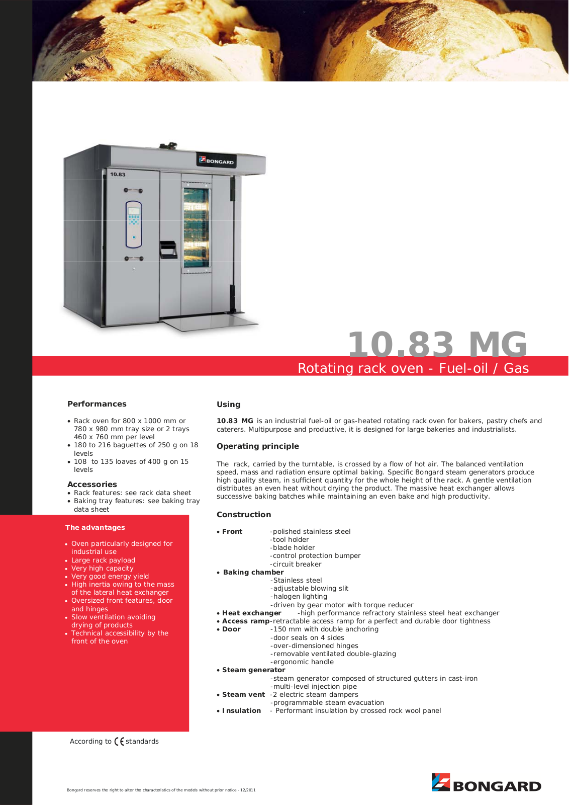 Bongard 10.83 MG User Manual