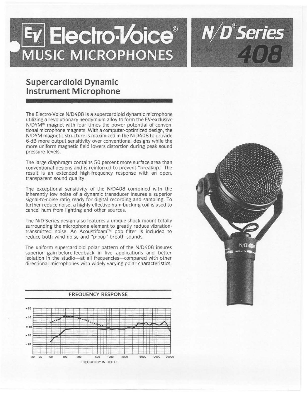 Electro-Voice 408 User Manual