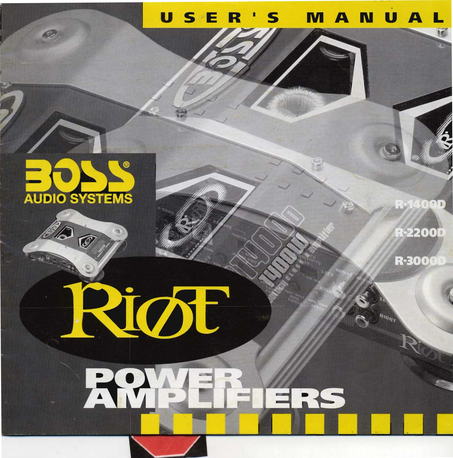 BOSS R3000D, R1400D, R2200D User Manual