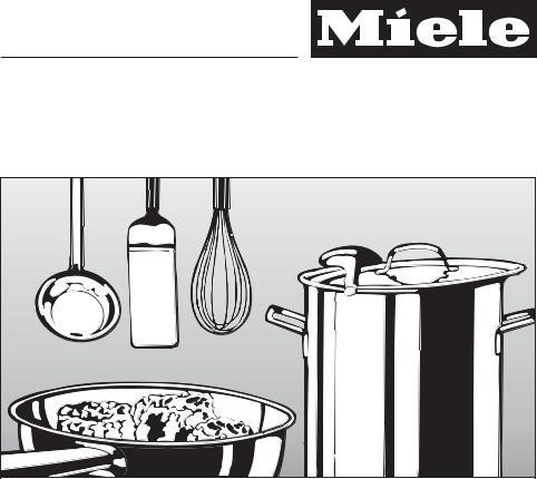 Miele KM 5945, KM 5956, KM 5985, KM 5986 Installation Manual