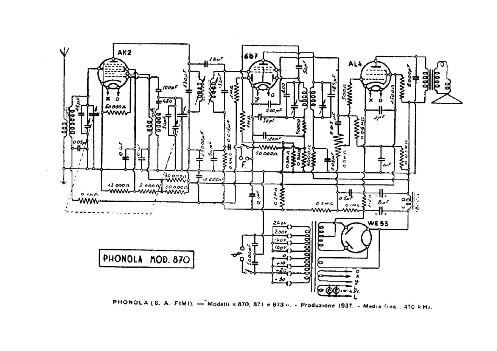 Phonola 870 schematic - ManualMachine.com