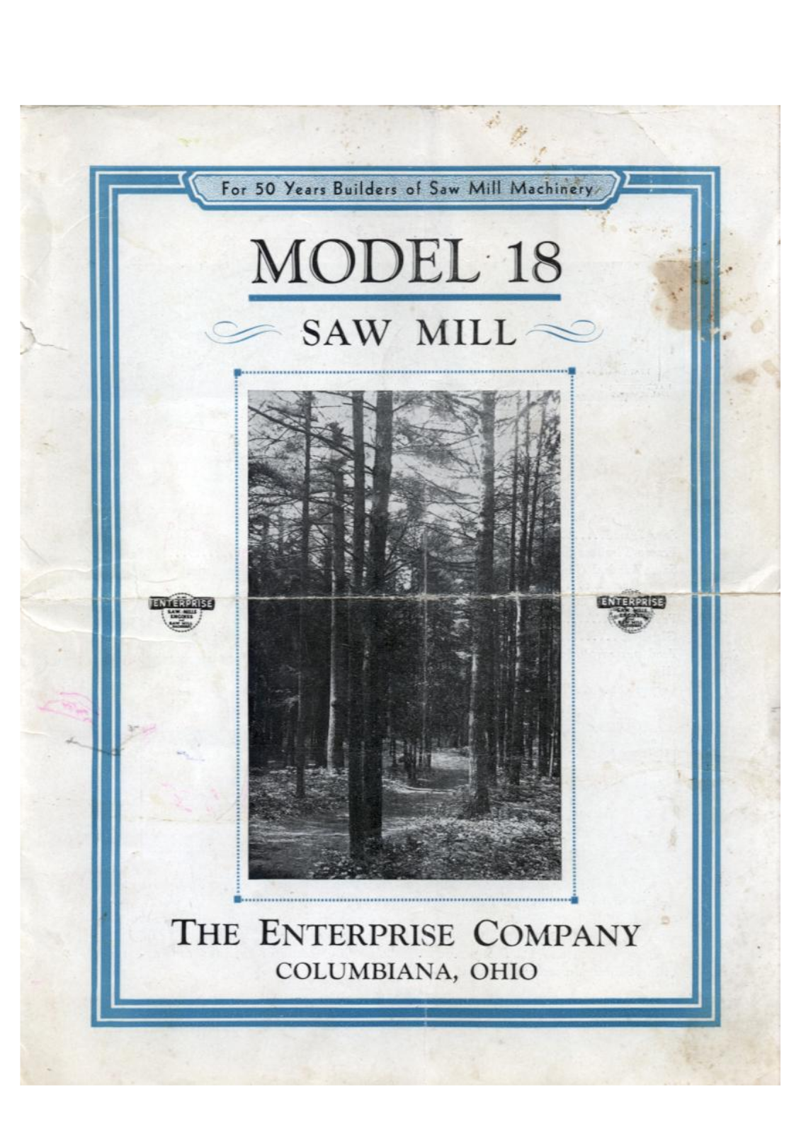 Enterprise Model 18 Saw Mill Other - ManualMachine.com