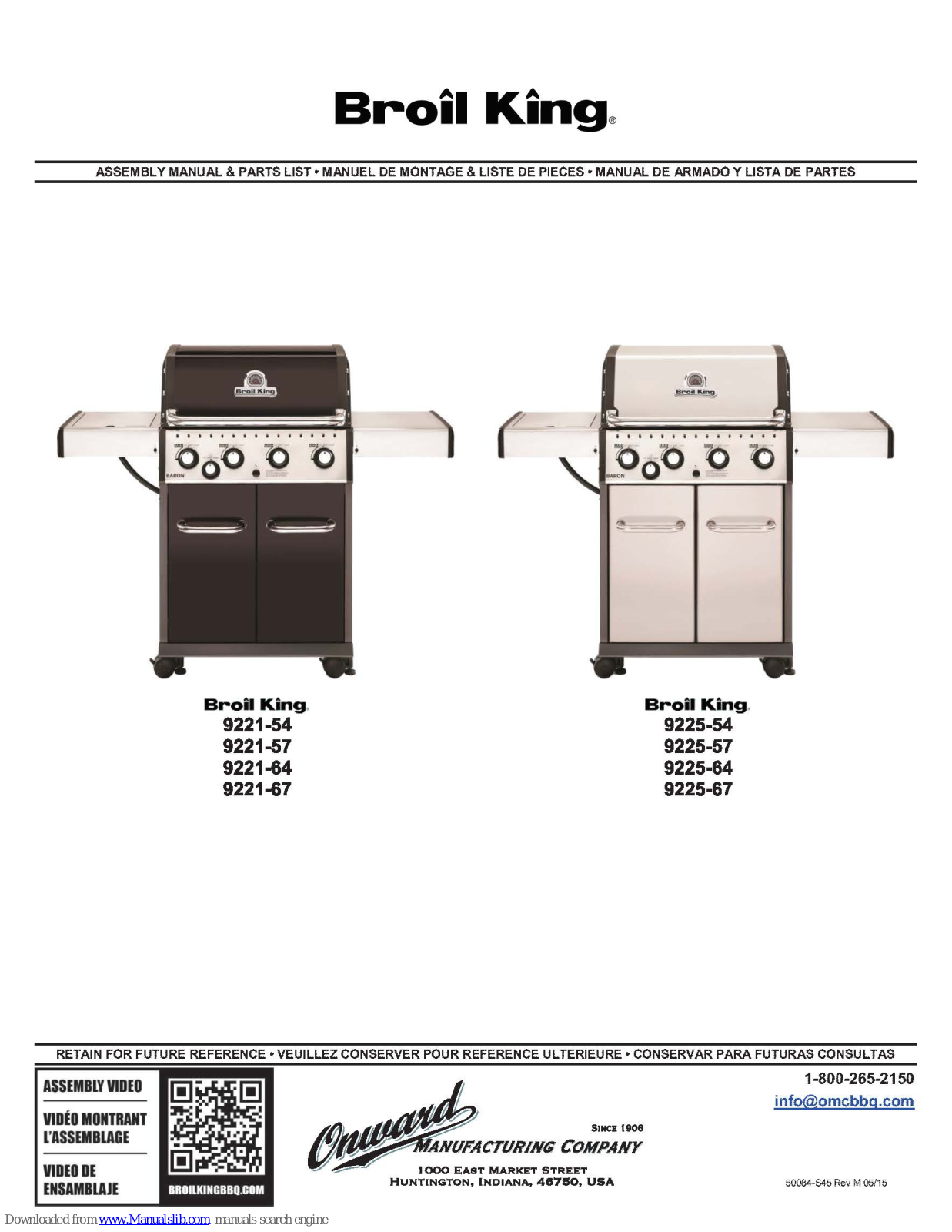 Broil King 9221-67 Owner's Manual