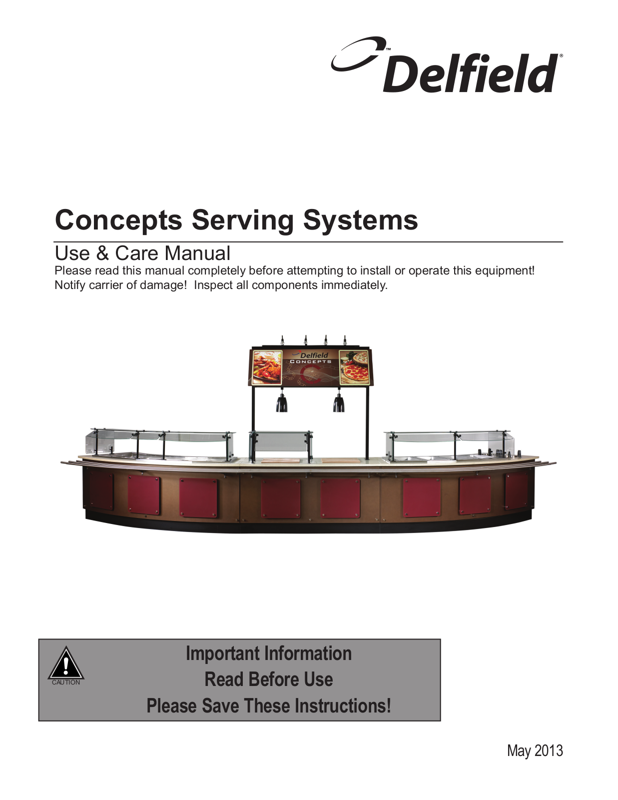 Delfield DCRUI-TT40 User Manual