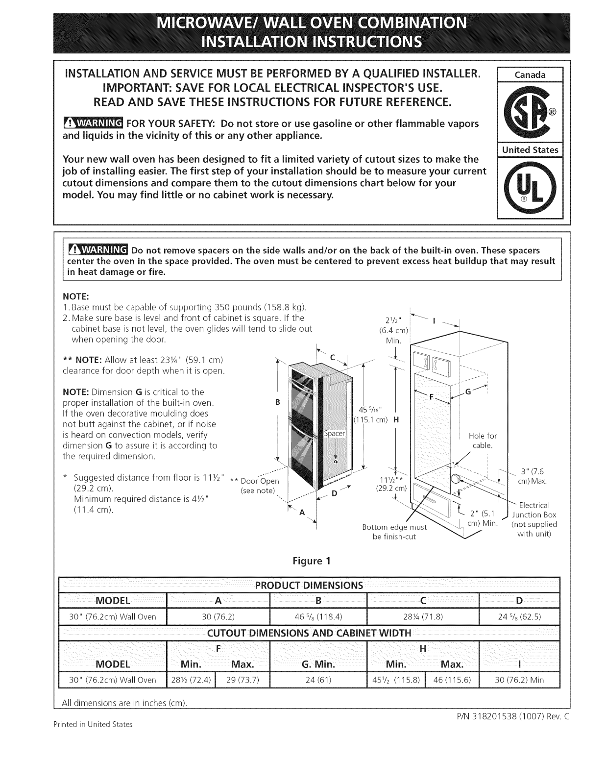 Electrolux E30MC75JPS3, E30MC75JSS2 Installation Guide - ManualMachine.com