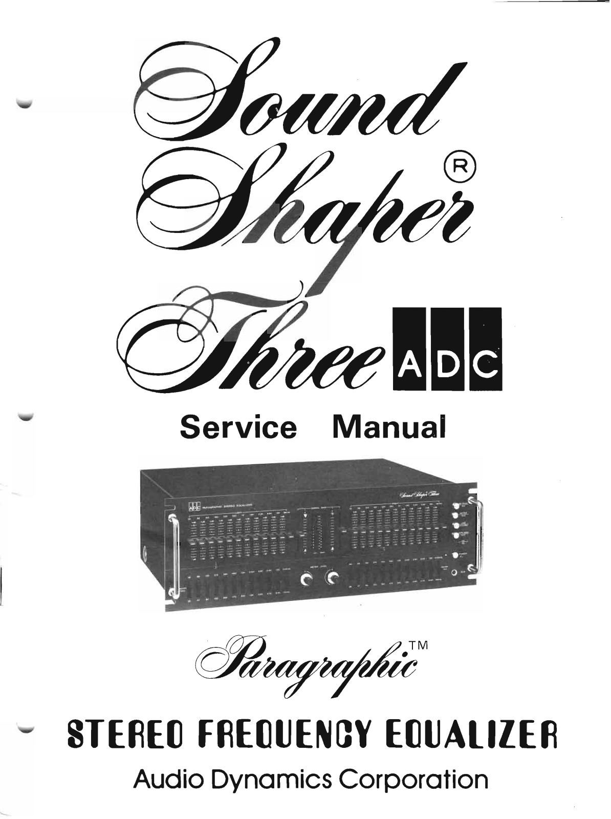 ADC SoundShaperThree Schematic - ManualMachine.com