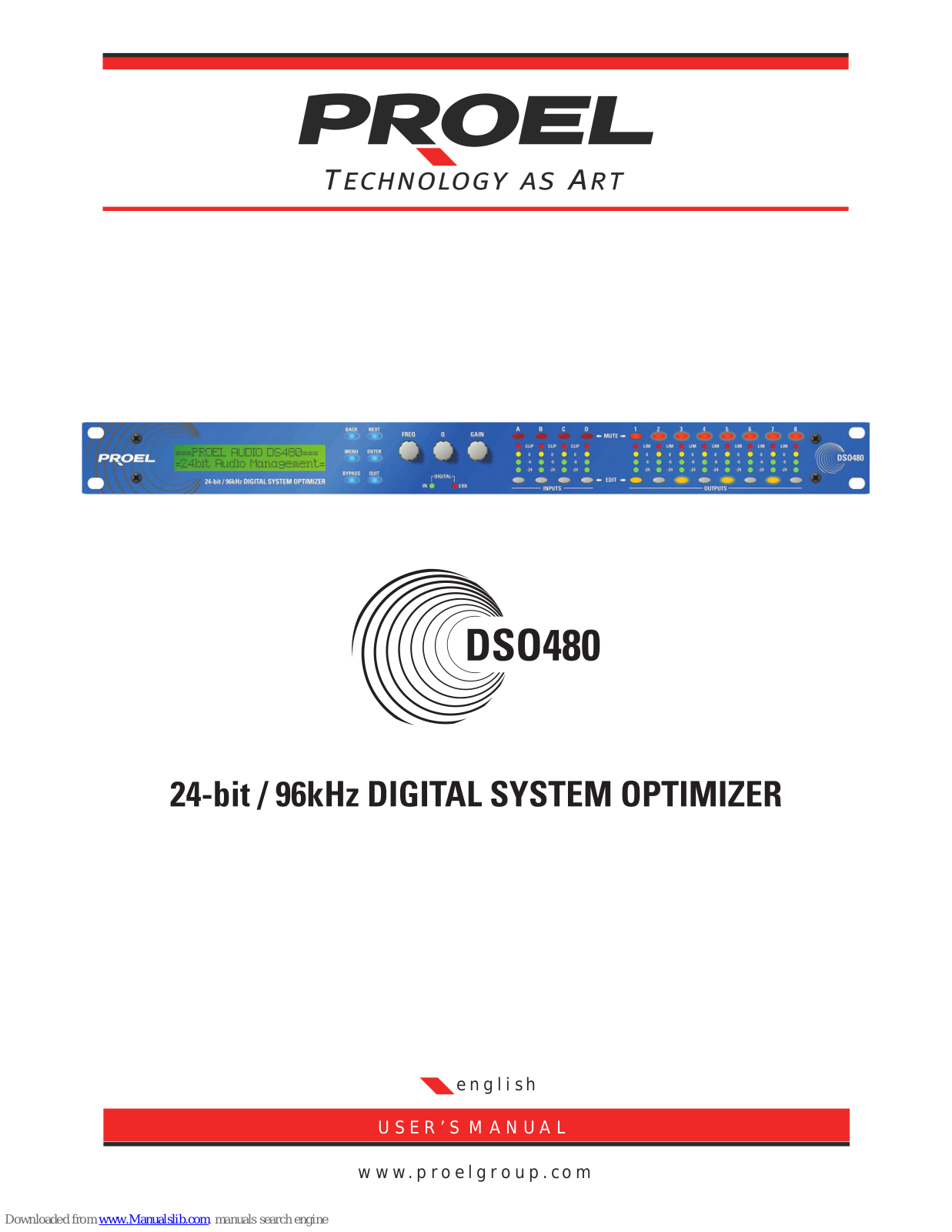 PROEL DSO480 User Manual