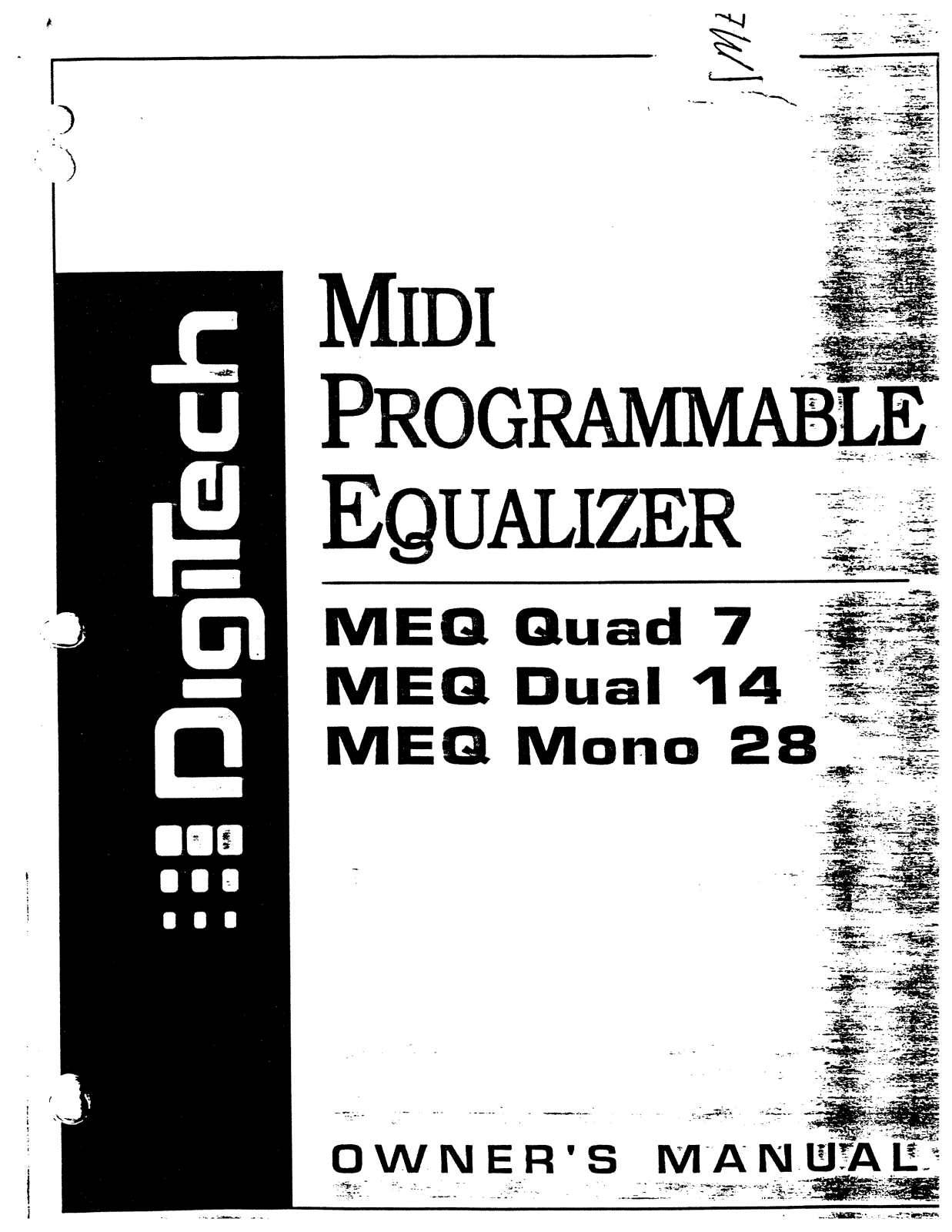 Digitech MIDIEQ User Manual